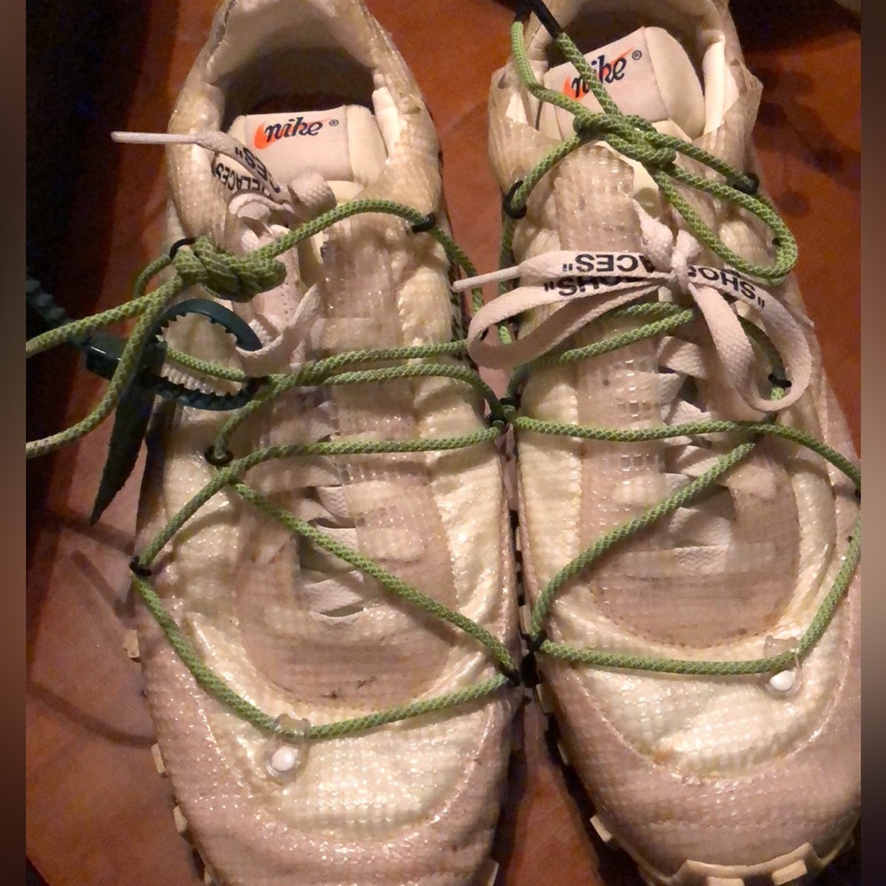 Off-White x Wmns Waffle Racer 'Electric Green'